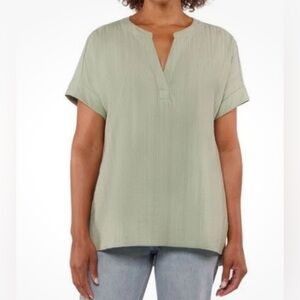 Becool Summer Light Sage Green Top Small/Medium